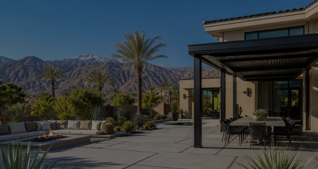 backyard-luxury-concrete-patio-ultimate-pro-landscaping-coachella-valley