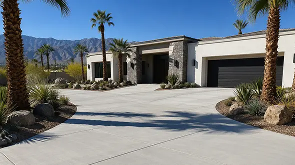 concrete-contractor-luxury-home-concrete-driveway-ultimate-pro-landscape-coachella-valley
