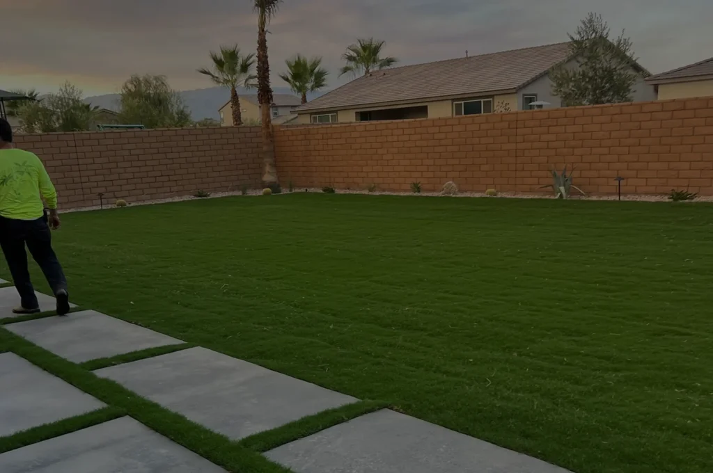 backyard-artificial-turf-and-hardscape-installation-with-low-maintenance-plants-landscaper-ultimate-pro-landscaping-coachella-valley
