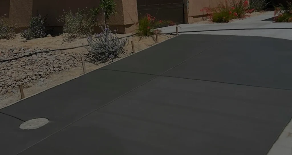 front-yard-new-concrete-driveway-installation-02-ultimate-pro-landscaping-coachella-valley 2